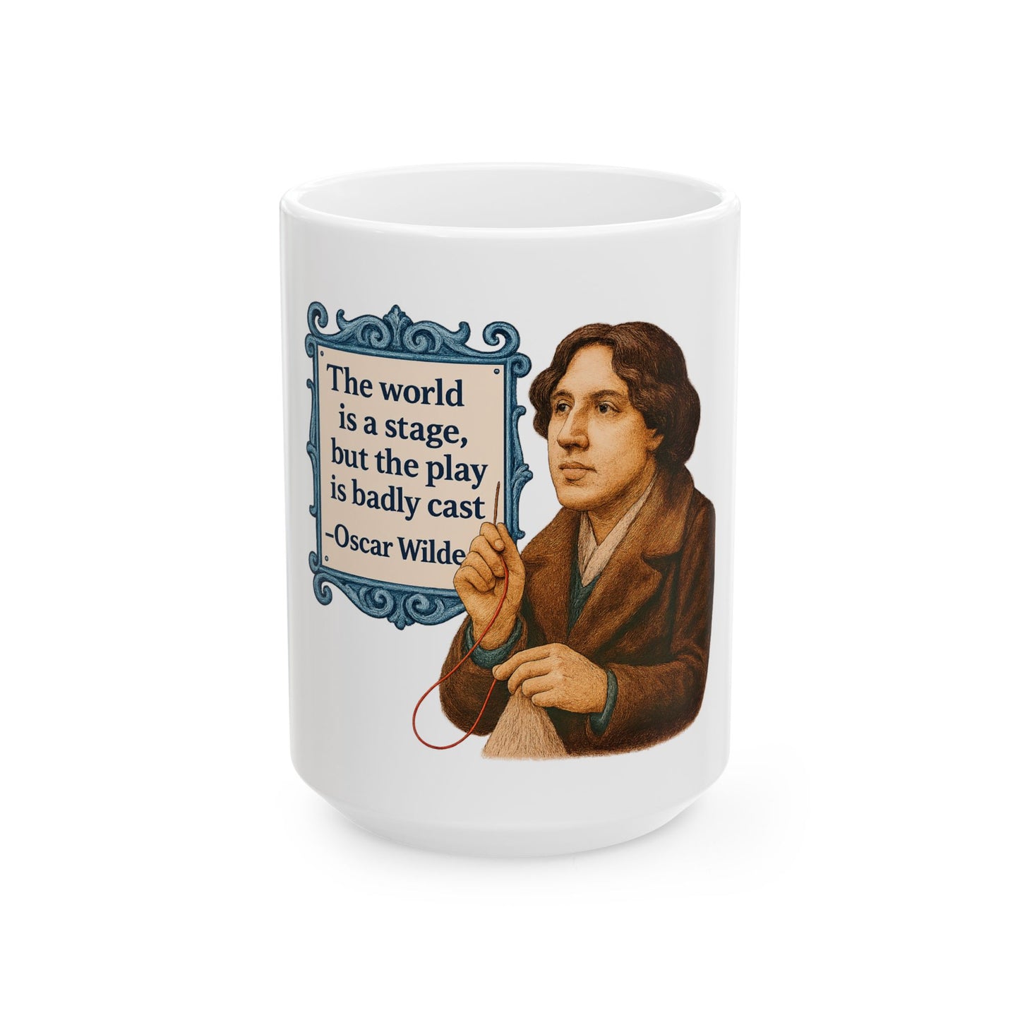 The Wilde Ceramic Mug - Fun Coffee Cup for Artists, Unique Gift for Craft Lovers, Perfect for Birthdays, Anniversaries, and [...]