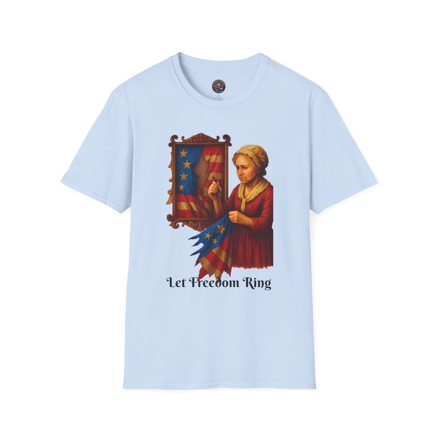 Unisex Softstyle T-Shirt - Let Freedom Ring, Inspirational Tee, Gift for Activists, Comfortable Everyday Wear, Perfect for Celebrations
