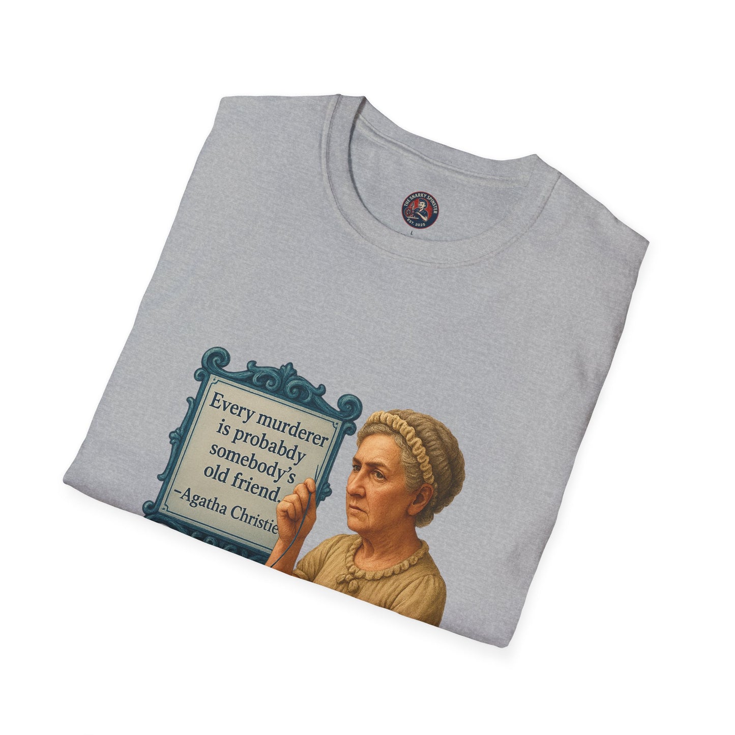 Agatha Christie Quote T-Shirt, Mystery Lover Gift, Book Lover Tee, Literary Tshirt, Reader Shirt