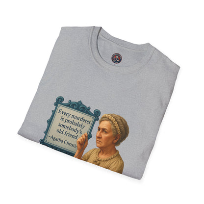 Agatha Christie Quote T-Shirt, Mystery Lover Gift, Book Lover Tee, Literary Tshirt, Reader Shirt