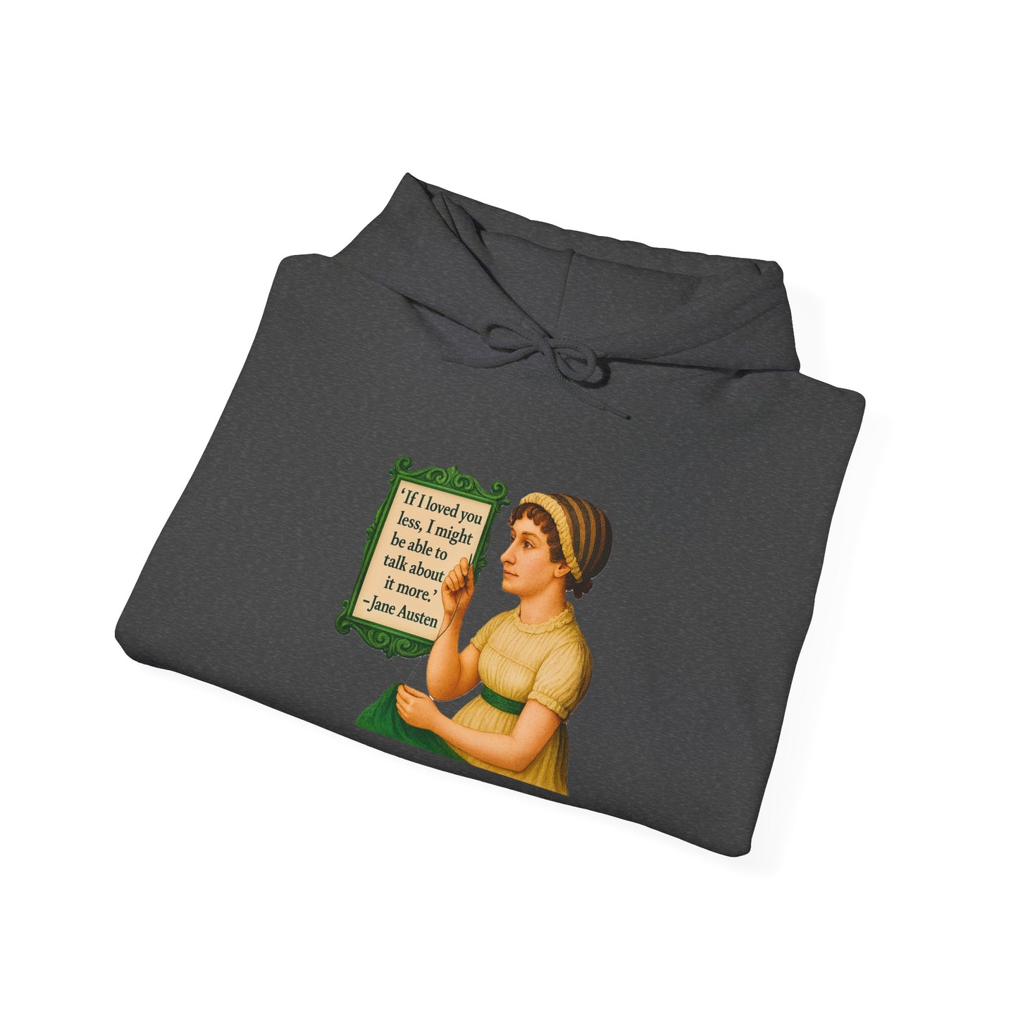 Austen Sweatshirt - Unisex Cozy Hoodie, Inspirational Gift, Everyday Style, Casual Wear, Art Design