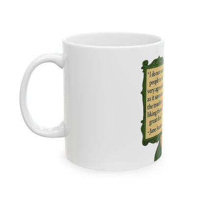 The Austen Ceramic Mug - Fun Coffee Cup for Artists, Unique Gift for Craft Lovers, Perfect for Birthdays, Anniversaries, and [...]