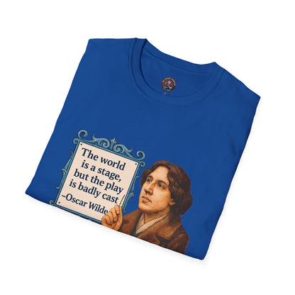 Oscar Wilde Quote Unisex Tee, Literary T-Shirt, Softstyle Shirt, Classic Literature Top, Inspirational Saying Tee