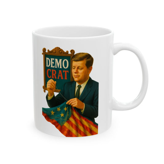 JFK Ceramic Mug - Fun Coffee Cup for Artists, Unique Gift for Craft Lovers, Perfect for Birthdays, Anniversaries, and [...]