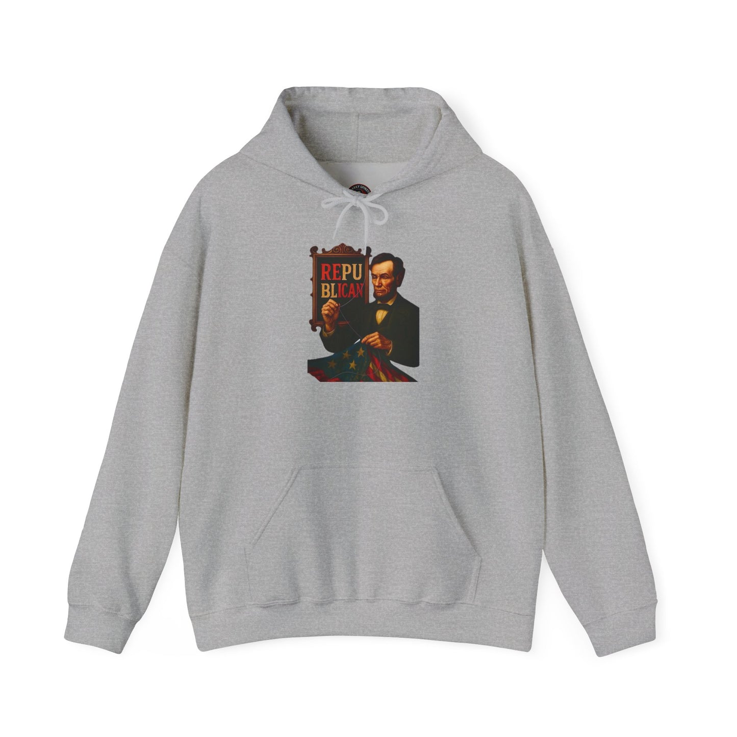 Lincoln Sweatshirt - Unisex Cozy Hoodie, Inspirational Gift, Everyday Style, Casual Wear, Art Design