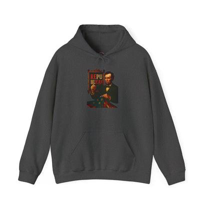 Lincoln Sweatshirt - Unisex Cozy Hoodie, Inspirational Gift, Everyday Style, Casual Wear, Art Design