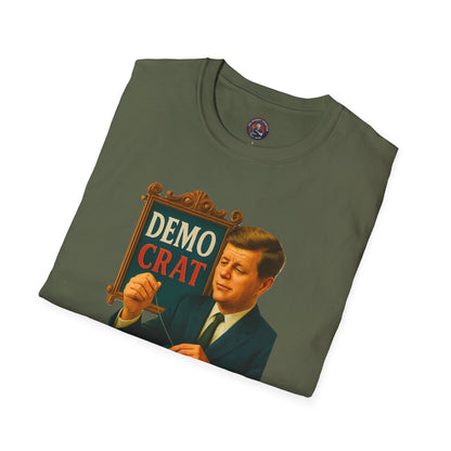 Unisex Softstyle T-Shirt - Democrat, Inspirational Tee, Gift for Activists, Comfortable Everyday Wear, Perfect for Celebrations