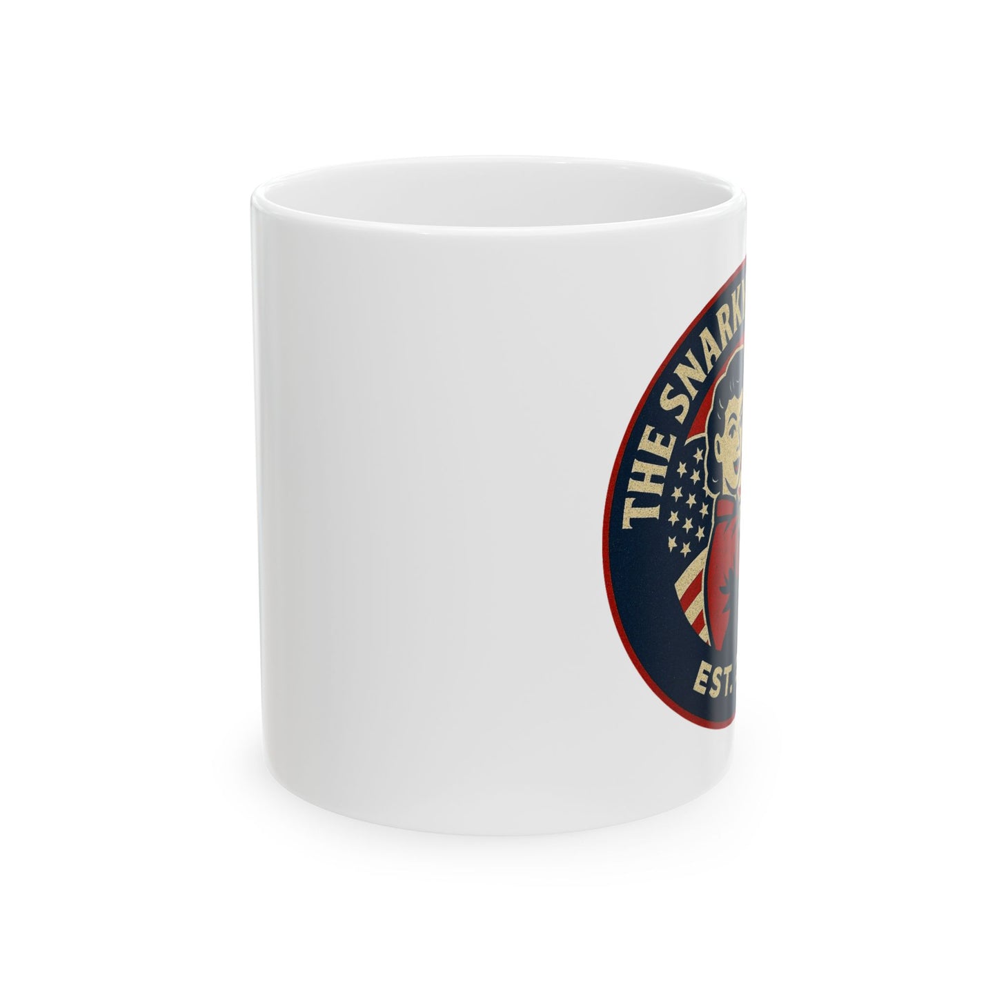 Patriotic Ceramic Coffee Mug, Snarky Humor Mug, Gift for Coffee Lovers, Retro Design Mug, Great for Birthdays, Home or Office Decor