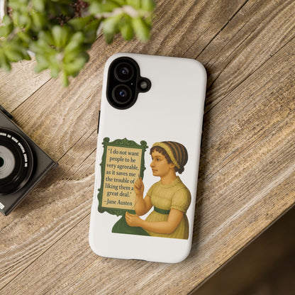 Jane Austen Phone Case