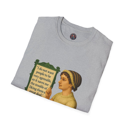 Jane Austen Quote Unisex T-Shirt, Literary Tee, Classic Literature Shirt, Book Lover Gift, Literary Gifts for Readers, English Major Apparel