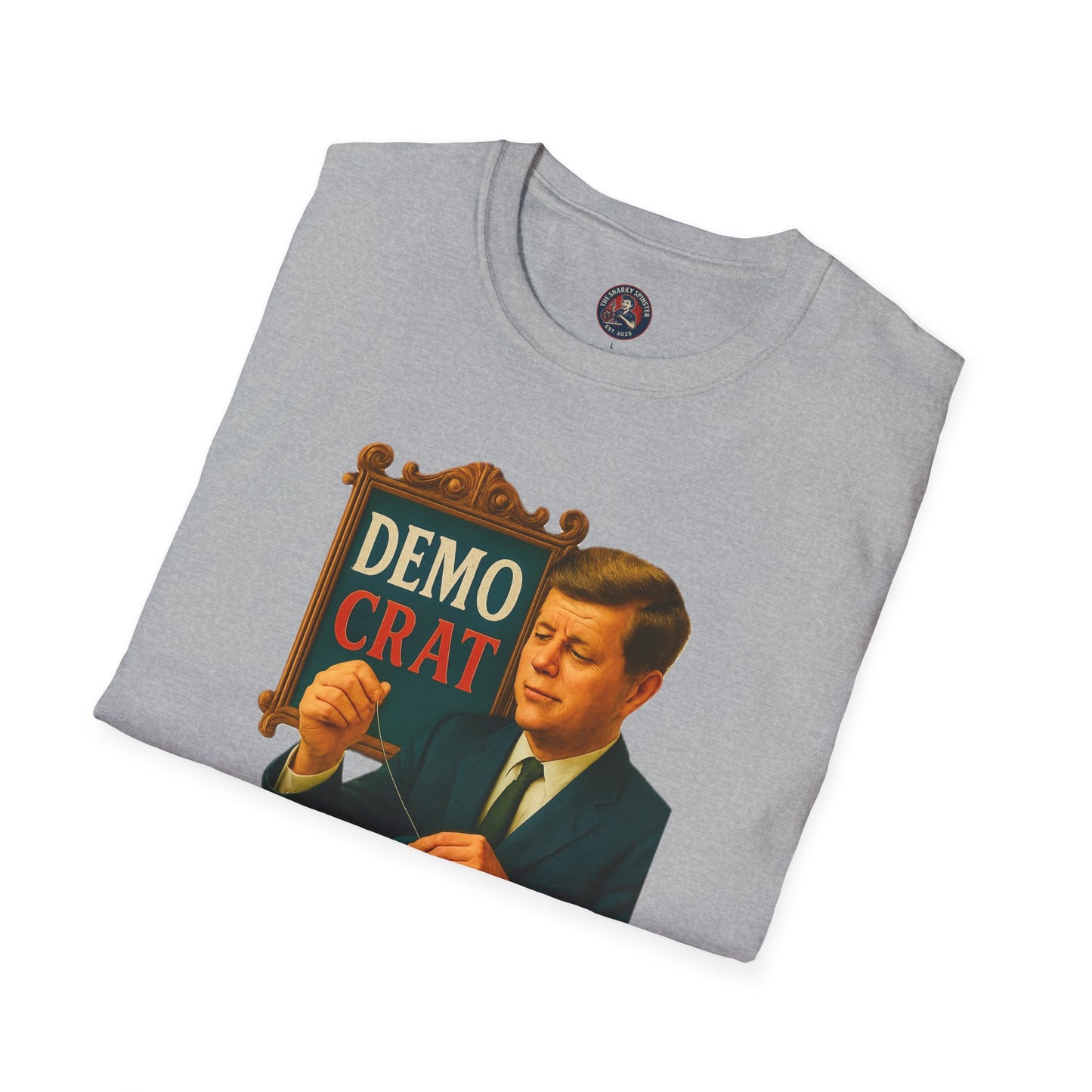 Unisex Softstyle T-Shirt - Democrat, Inspirational Tee, Gift for Activists, Comfortable Everyday Wear, Perfect for Celebrations