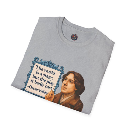 Oscar Wilde Quote Unisex Tee, Literary T-Shirt, Softstyle Shirt, Classic Literature Top, Inspirational Saying Tee