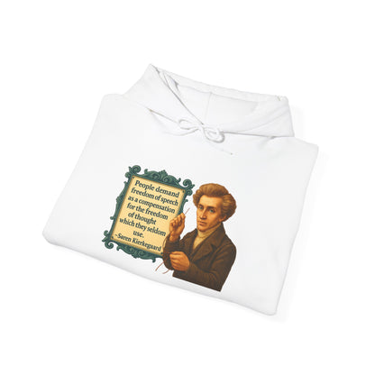 Kierkegaard Sweatshirt - Unisex Cozy Hoodie, Inspirational Gift, Everyday Style, Casual Wear, Art Design