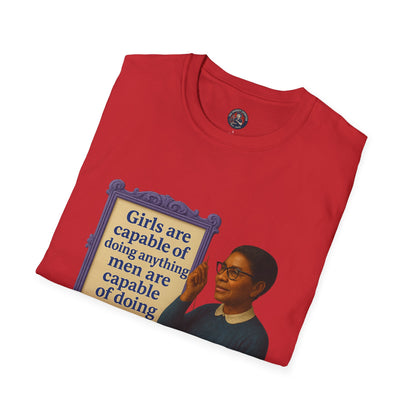 Unisex Softstyle T-Shirt - Katherine Johnson, Inspirational Tee, Gift for Activists, Comfortable Everyday Wear, Perfect for Celebrations