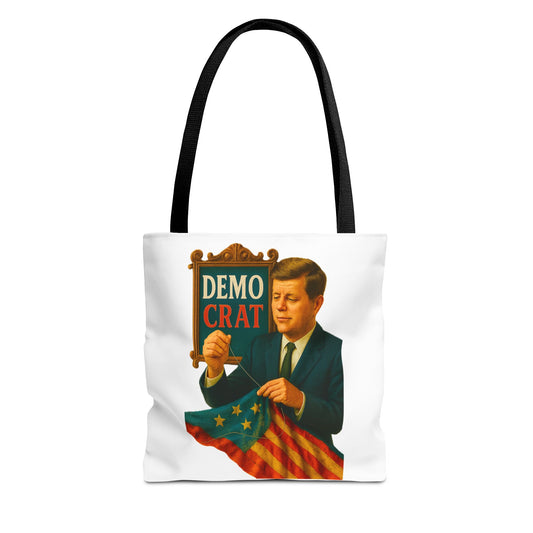 JFK Tote Bag, Vintage Americana Style, Ideal for, Shopping, Travel, Eco-Friendly Bag