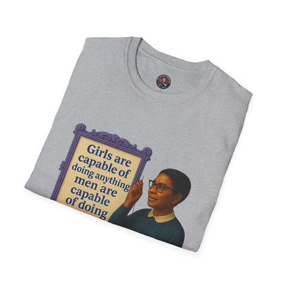 Unisex Softstyle T-Shirt - Katherine Johnson, Inspirational Tee, Gift for Activists, Comfortable Everyday Wear, Perfect for Celebrations