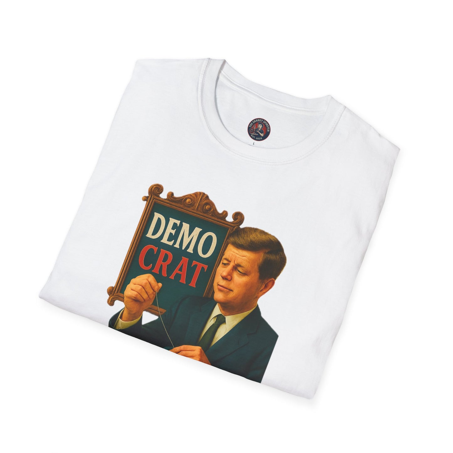 Unisex Softstyle T-Shirt - Democrat, Inspirational Tee, Gift for Activists, Comfortable Everyday Wear, Perfect for Celebrations