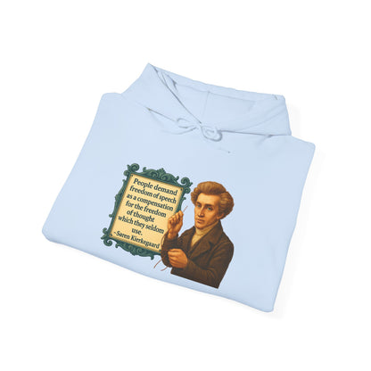 Kierkegaard Sweatshirt - Unisex Cozy Hoodie, Inspirational Gift, Everyday Style, Casual Wear, Art Design