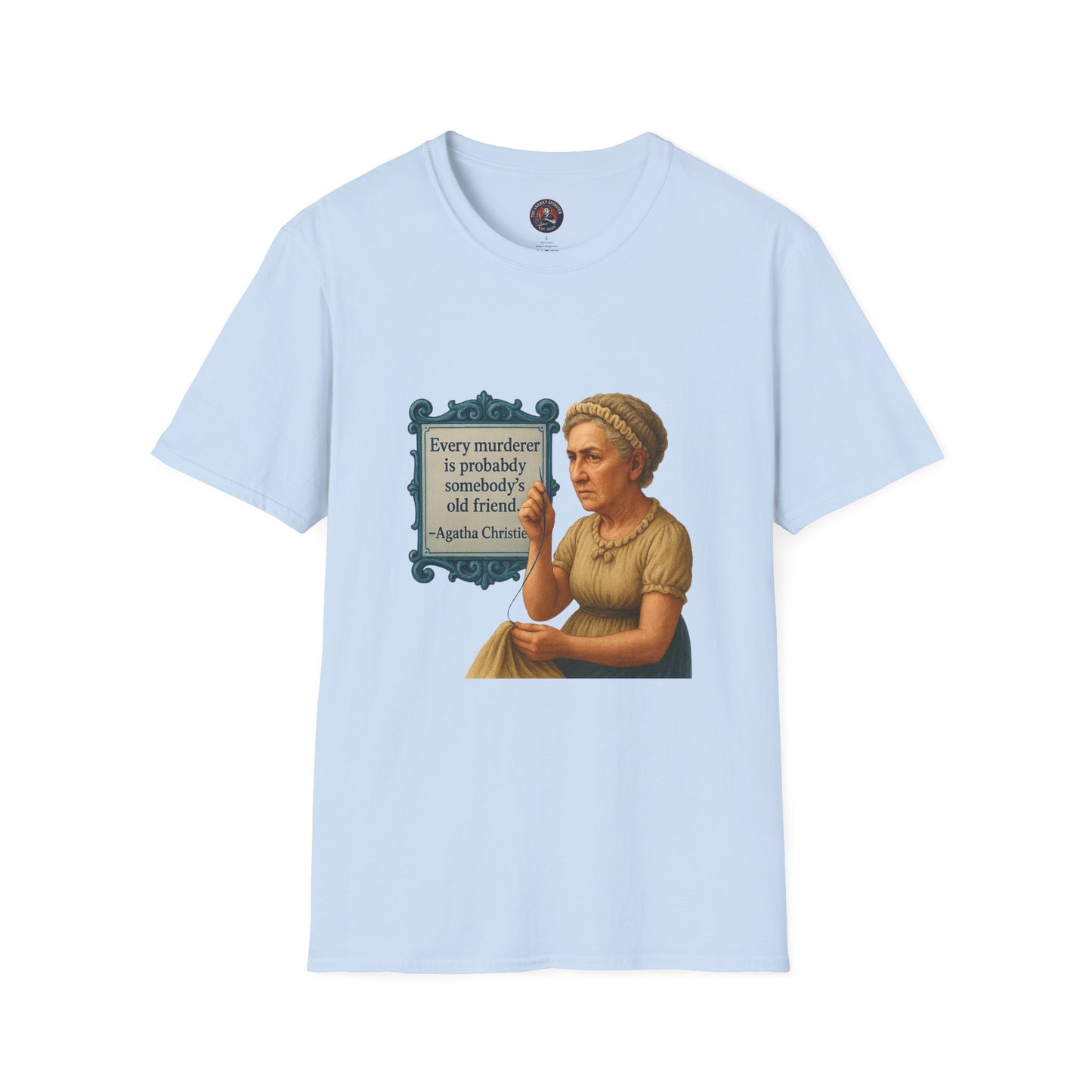 Agatha Christie Quote T-Shirt, Mystery Lover Gift, Book Lover Tee, Literary Tshirt, Reader Shirt