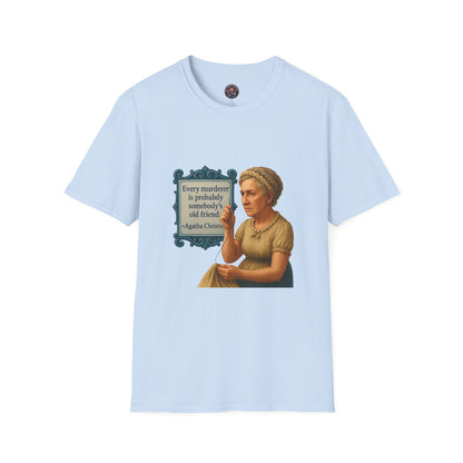 Agatha Christie Quote T-Shirt, Mystery Lover Gift, Book Lover Tee, Literary Tshirt, Reader Shirt