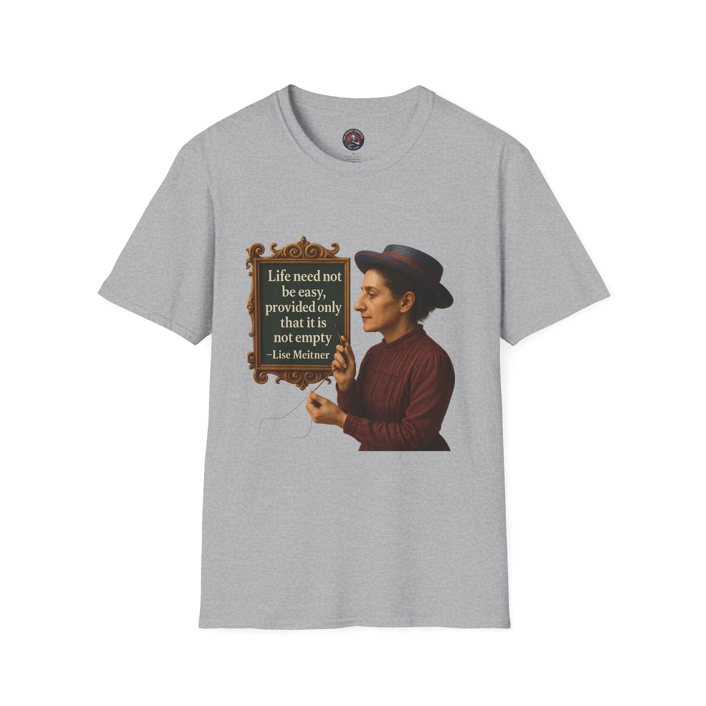 Unisex Softstyle T-Shirt - Lise Meitner, Inspirational Tee, Gift for Activists, Comfortable Everyday Wear, Perfect for Celebrations