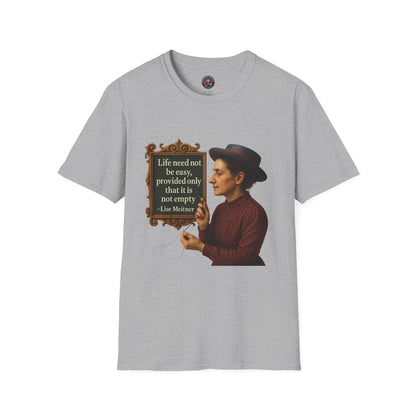 Unisex Softstyle T-Shirt - Lise Meitner, Inspirational Tee, Gift for Activists, Comfortable Everyday Wear, Perfect for Celebrations