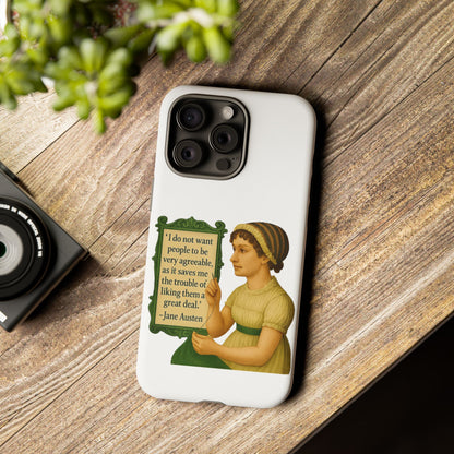 Jane Austen Phone Case