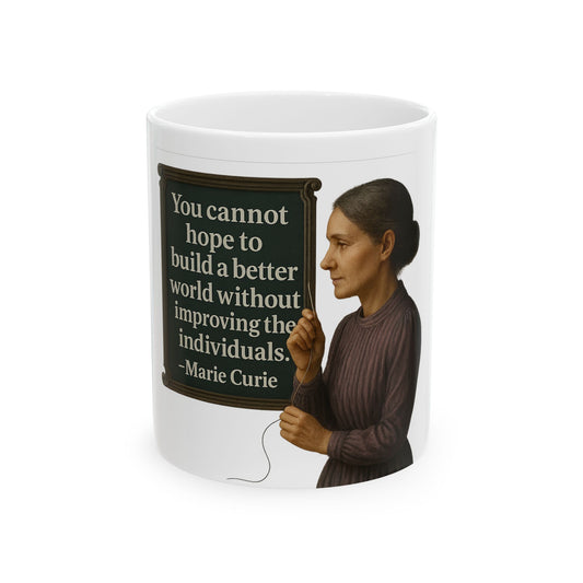 The Curie Ceramic Mug - Fun Coffee Cup for Artists, Unique Gift for Craft Lovers, Perfect for Birthdays, Anniversaries, and [...]