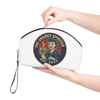 Makeup Bag - Coffee Addict Snarky Spinster Design