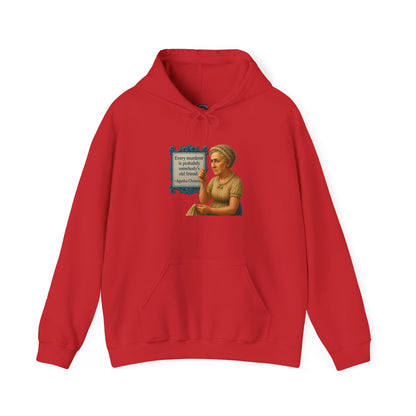 Agatha Christie Sweatshirt - Unisex Cozy Hoodie, Inspirational Gift, Everyday Style, Casual Wear, Art Design