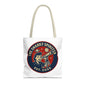 Copy of Patriotic Snarky Spinster Tote Bag - Fun Grocery Bag, Gift for Feminists, Retro Style, Sustainability, Everyday Use