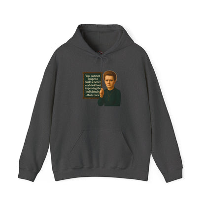 Curie Sweatshirt - Unisex Cozy Hoodie, Inspirational Gift, Everyday Style, Casual Wear, Art Design