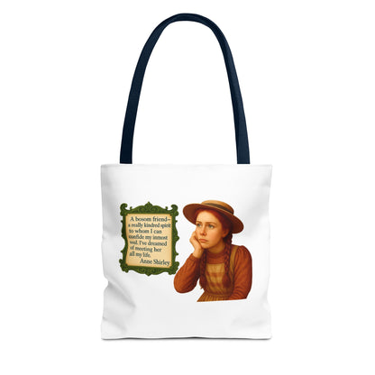 Anne Shirley Tote Bag - The Snarky Spinster, Book Lover Gift, Funny Library Bag, Reading Accessory, Literary Pun Design, Gifts for Readers