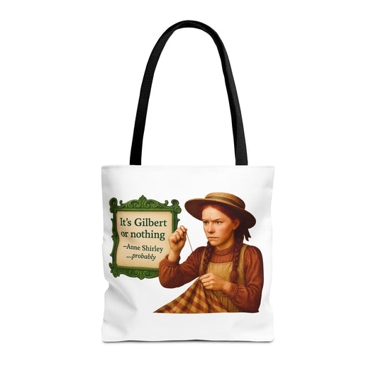Anne Shirley Tote Bag, Vintage Americana Style, Ideal for, Shopping, Travel, Eco-Friendly Bag