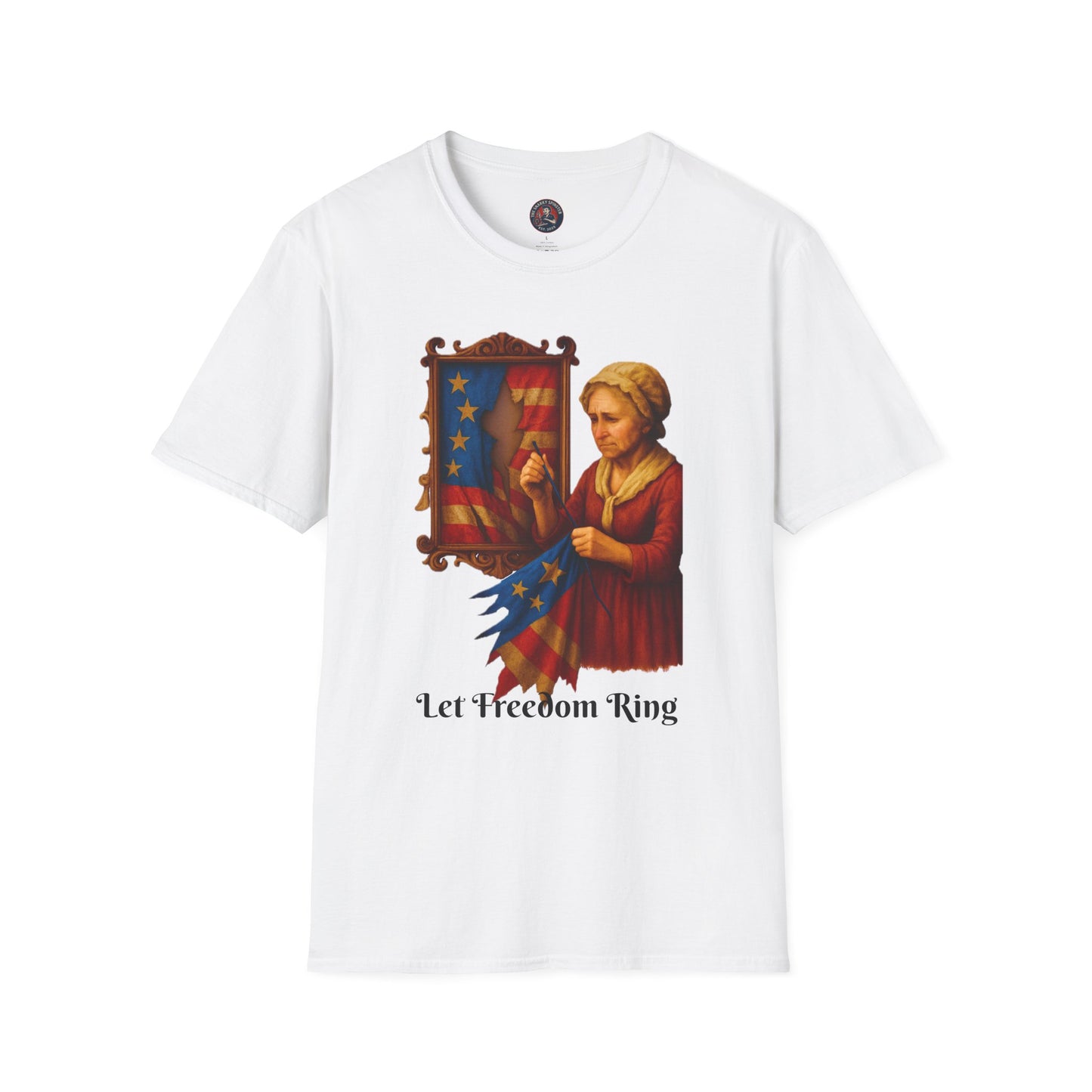Unisex Softstyle T-Shirt - Let Freedom Ring, Inspirational Tee, Gift for Activists, Comfortable Everyday Wear, Perfect for Celebrations