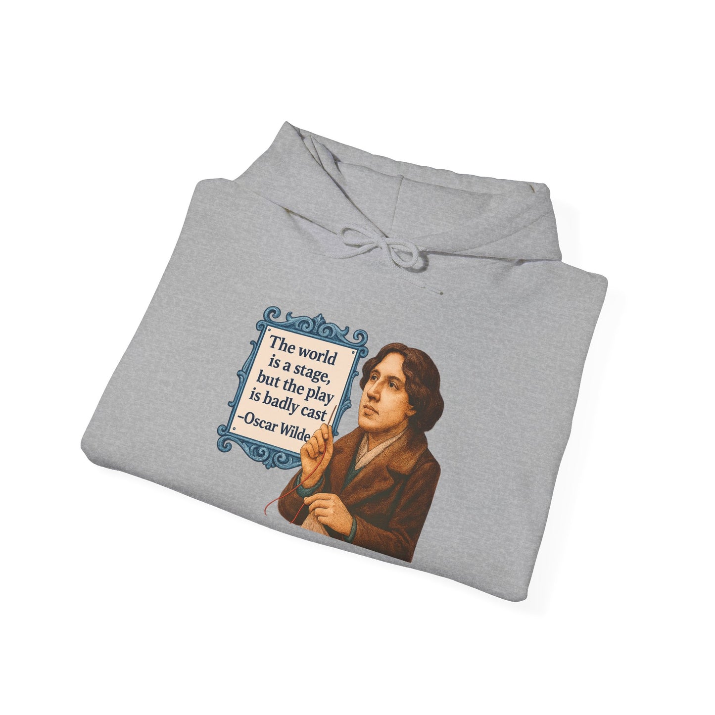 Wilde Sweatshirt - Unisex Cozy Hoodie, Inspirational Gift, Everyday Style, Casual Wear, Art Design