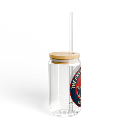 Book Lover Spinster Vintage Sipper Glass, 16oz Mason Jar, Retro Drinkware, Happy Hour Gift, Eco-friendly Beverage Container, Party Favor