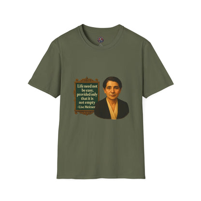 Unisex Softstyle T-Shirt - Lise Meitner, Inspirational Tee, Gift for Activists, Comfortable Everyday Wear, Perfect for Celebrations