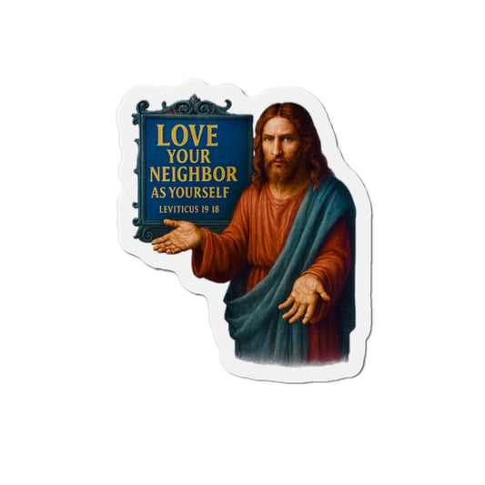 JC Die-Cut Magnet - Fun Home Decor, Gift for Crafters, Quirky Kitchen Decor, Artsy Refrigerator Magnet, Unique Gift Idea