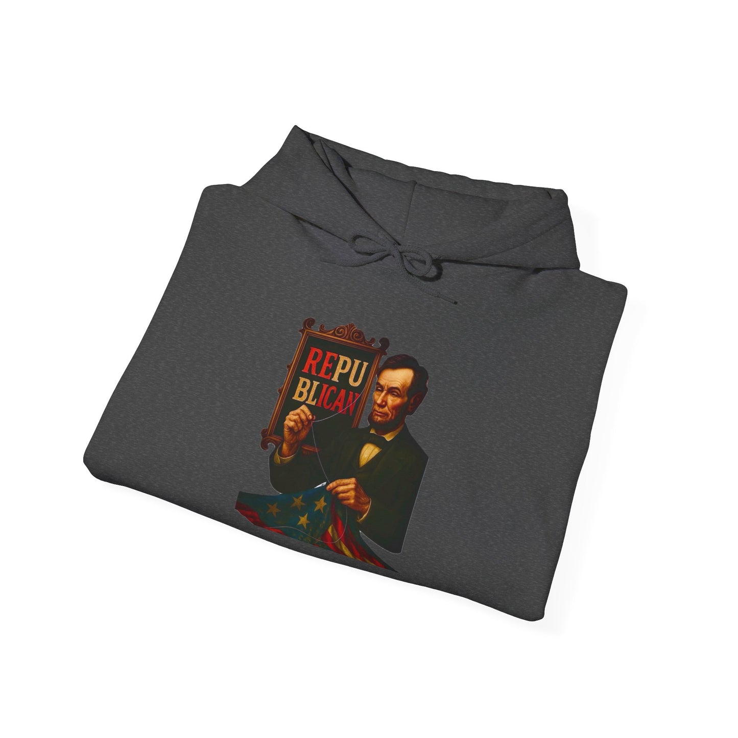 Lincoln Sweatshirt - Unisex Cozy Hoodie, Inspirational Gift, Everyday Style, Casual Wear, Art Design