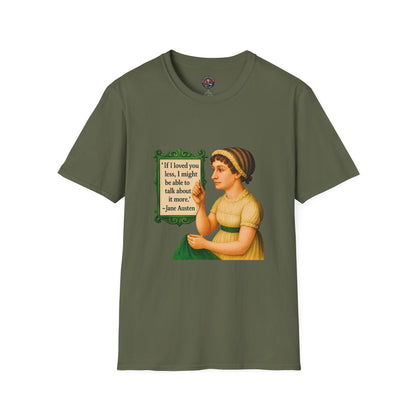 Jane Austen Quote Unisex T-Shirt, Literary Tee, Classic Literature Shirt, Book Lover Gift, Literary Gifts for Readers, English Major Apparel
