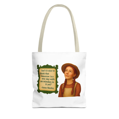 Anne Shirley Tote Bag - The Snarky Spinster, Book Lover Gift, Funny Library Bag, Reading Accessory, Literary Pun Design, Gifts for Readers