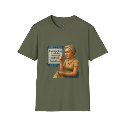 Agatha Christie Quote T-Shirt, Mystery Lover Gift, Book Lover Tee, Literary Tshirt, Reader Shirt