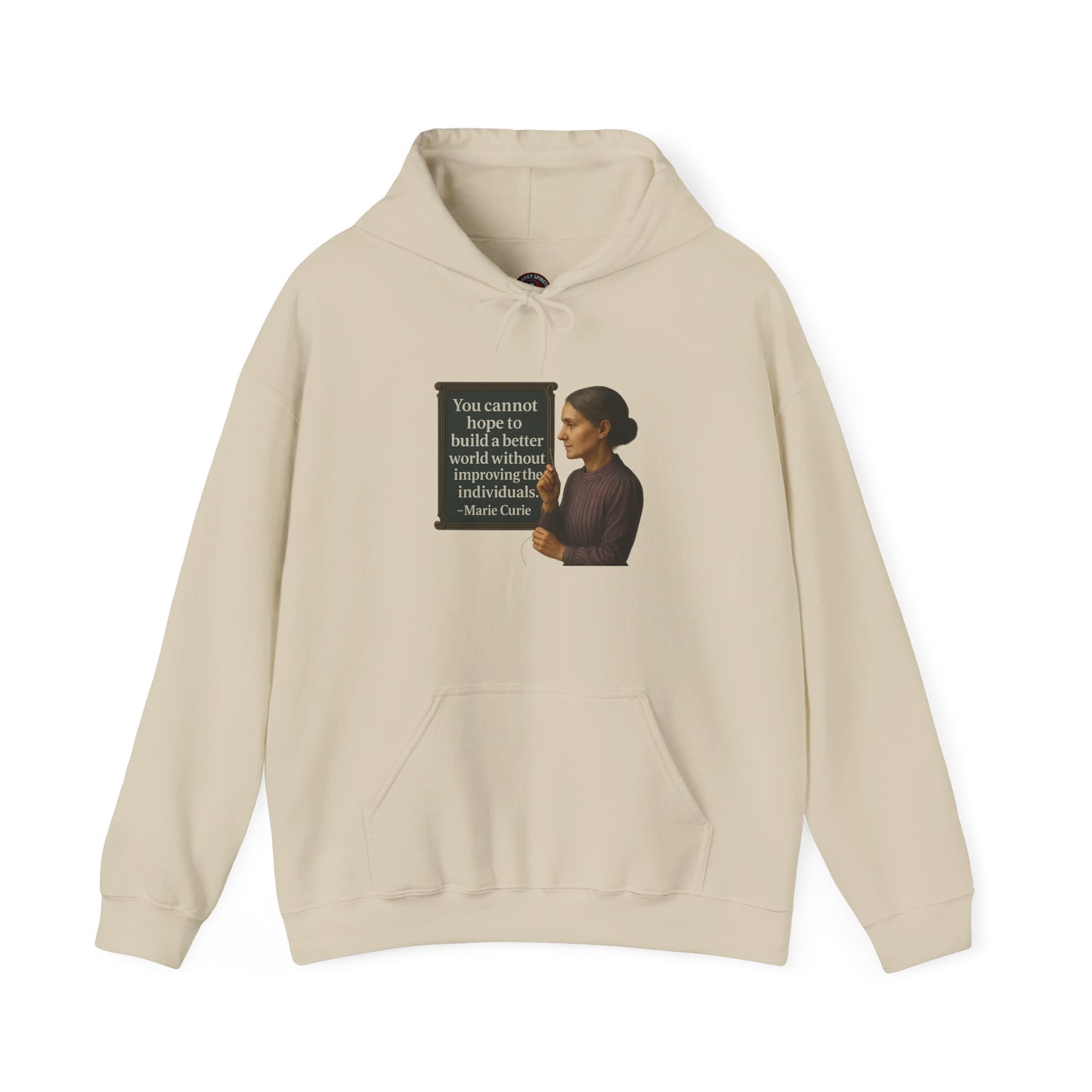Curie Sweatshirt - Unisex Cozy Hoodie, Inspirational Gift, Everyday Style, Casual Wear, Art Design