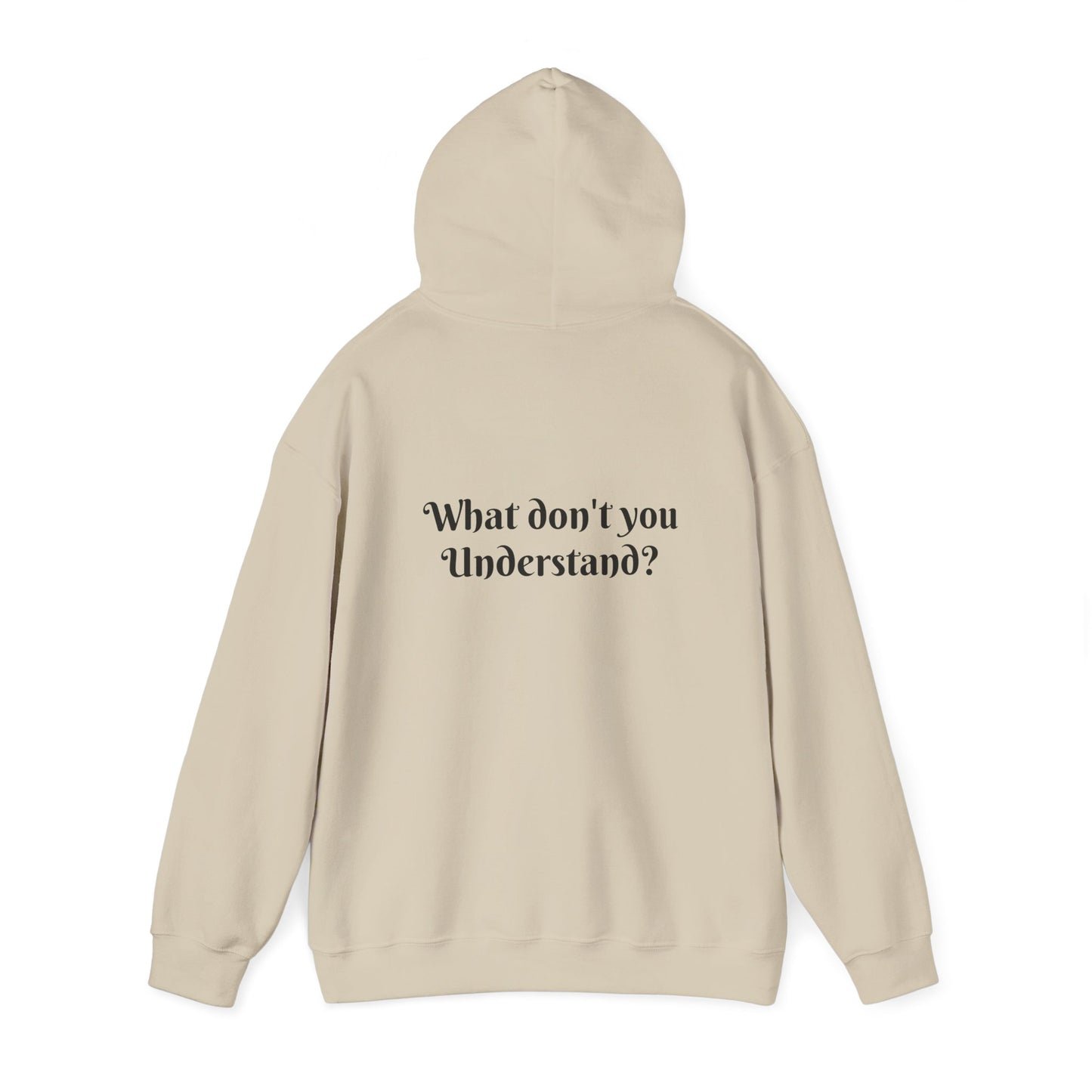 JC Frustrated Sweatshirt - Unisex Cozy Hoodie, Inspirational Gift, Everyday Style, Casual Wear, Art Design