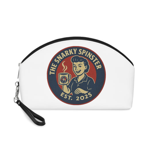 Makeup Bag - Coffee Addict Snarky Spinster Design