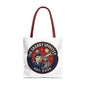 Copy of Patriotic Snarky Spinster Tote Bag - Fun Grocery Bag, Gift for Feminists, Retro Style, Sustainability, Everyday Use