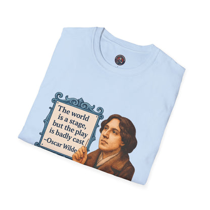 Oscar Wilde Quote Unisex Tee, Literary T-Shirt, Softstyle Shirt, Classic Literature Top, Inspirational Saying Tee