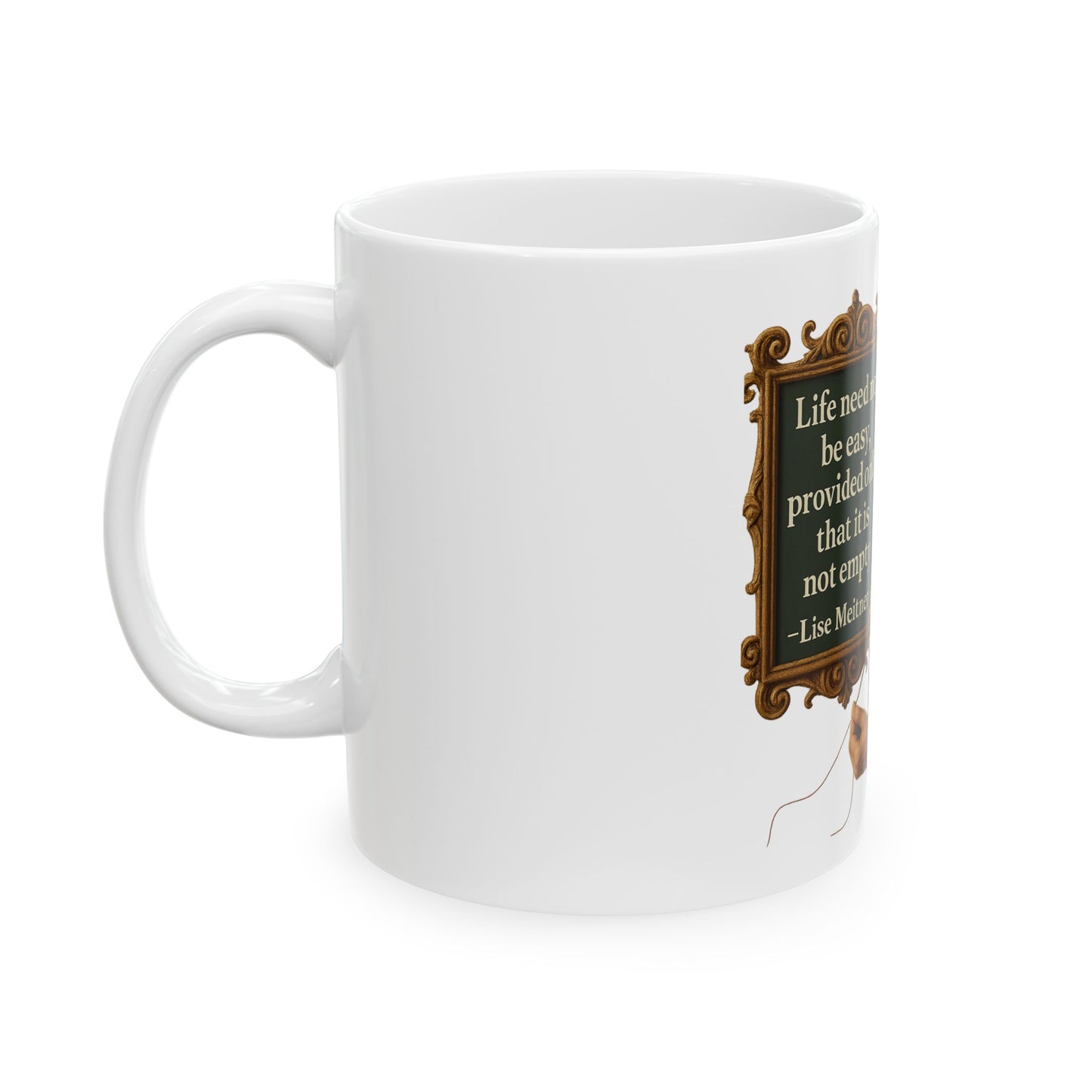 The Meitner Ceramic Mug - Fun Coffee Cup for Artists, Unique Gift for Craft Lovers, Perfect for Birthdays, Anniversaries, and [...]