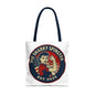 Patriotic Snarky Spinster Tote Bag - Fun Grocery Bag, Gift for Feminists, Retro Style, Sustainability, Everyday Use